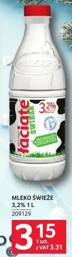 Selgros Mleko świeże 3,2% Łaciate 1L oferta