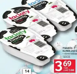 Selgros Twaróg klinek Łaciate 250g różne rodzaje oferta