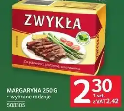 Selgros Margaryna Zwykła 250g wybrane rodzaje oferta
