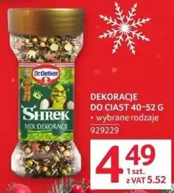 Selgros Dekoracje do ciast Shrek 40-52 g Dr. Oetker oferta