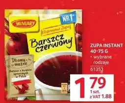 Selgros Barszcz czerwony instant Winiary 40-75 g oferta