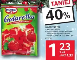 Selgros Galaretka truskawkowa Dr. Oetker 72 g oferta