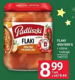 Selgros Flaki Pudliszki 450/500 g różne rodzaje oferta