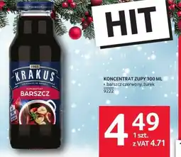 Selgros Koncentrat zupy barszcz Krakus 300 ml barszcz czerwony żurek oferta