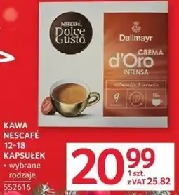 Selgros Kawa Nescafé Dolce Gusto oferta