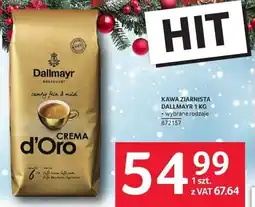 Selgros Kawa ziarnista Dallmayr 1 kg wybrane rodzaje oferta