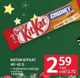 Selgros Baton Kit Kat 40-42 g wybrane rodzaje oferta