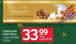Selgros Czekolada Lindt 300 g różne rodzaje oferta