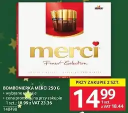 Selgros Bombonierka Merci 250 g wybrane rodzaje oferta