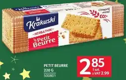 Selgros Herbatniki Petit Beurre 220 g Krakuski oferta
