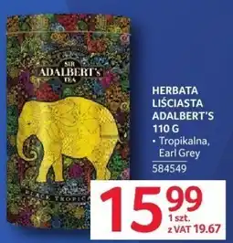 Selgros Herbata Liściasta Adalbert's 110 g Tropikalna, Earl Grey oferta