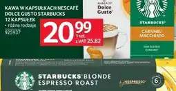 Selgros Kawa w kapsułkach Starbucks Nespresso 10 kapsułek różne rodzaje oferta
