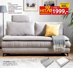 Black Red White Sofa Lux oferta