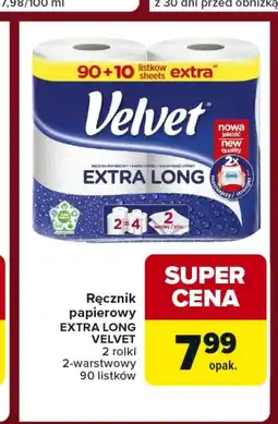 Carrefour Express Ręcznik papierowy Velvet oferta
