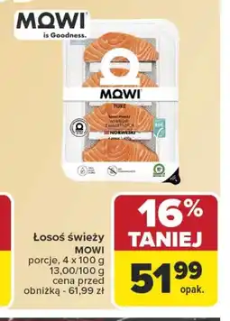 Carrefour Łosoś MOWI oferta