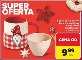 Carrefour Kubek porcelanowy oferta