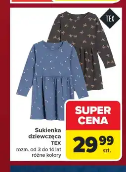 Carrefour Sukienka dziewczęca TEX oferta