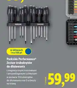 Lidl Parkside Performance Zestaw śrubokrętów do dłutowania oferta