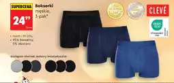 Biedronka CLEVÉ Bokserki męskie oferta