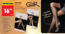 Biedronka Gatta Rajtopy damskie błyszczące lub we wzorki* oferta