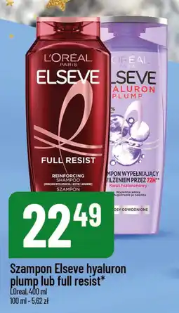 Polomarket Szampon Elseve hyaluron plump lub full resist (L'Oreal, 400 ml) oferta