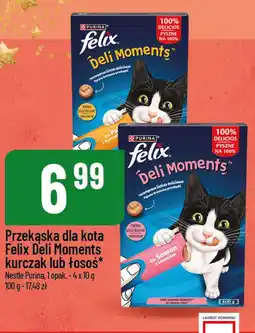 Polomarket Przekąska dla kota Felix Deli Moments kurczak lub łosoś oferta