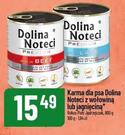 Polomarket Karma dla psa Dolina Noteci z wołowiną lub jagnięciną (800 g) oferta