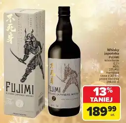 Carrefour Whisky karton Fujimi Blended 7 oferta