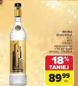 Carrefour Wódka Stolichnaya Stoli Gold oferta
