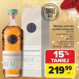 Carrefour Whisky karton Glenglassaugh 12 Yo oferta