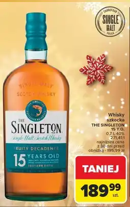 Carrefour Whisky The Singleton 15Yo oferta