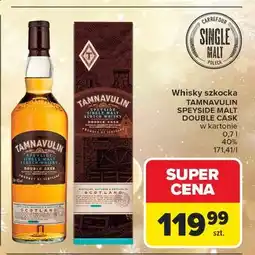 Carrefour Whisky karton Tamnavulin Double Cask oferta