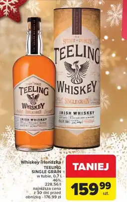 Carrefour Whiskey + tuba Teeling Irish Single Grain oferta