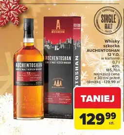 Carrefour Whisky karton Auchentoshan 12 Yo oferta
