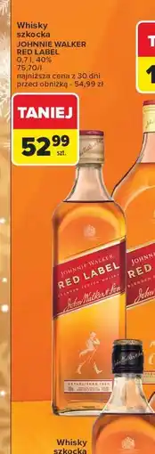 Carrefour Whisky Johnnie Walker Red Label oferta