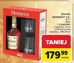 Carrefour Cognac + 2 szklanki Hennessy Very Special oferta
