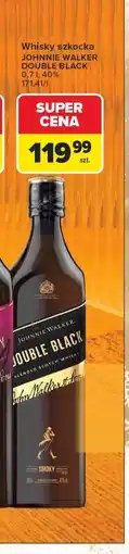 Carrefour Whisky Johnnie Walker Double Black oferta
