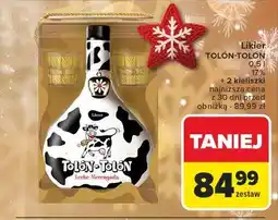 Carrefour Likier + 2 kieliszki Tolon-Tolon oferta