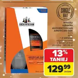 Carrefour Whisky + 2 x kubek Auchentoshan American Oak oferta
