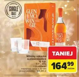 Carrefour Whisky + 2 szklanki Glenmorangie The Lasanta 12Yo oferta