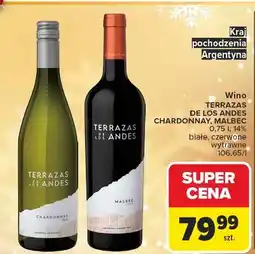 Carrefour Wino Terrazas Reserva Malbec 2011 oferta