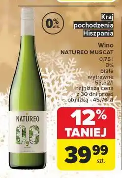 Carrefour Wino Natureo Free Torres Muscat oferta