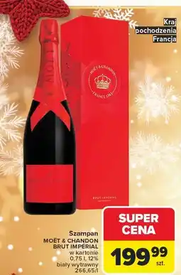Carrefour Szampan karton Moet & Chandon Brut Imperial oferta