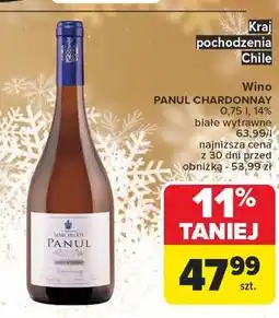 Carrefour Wino wytrawne Panul Chardonnay oferta