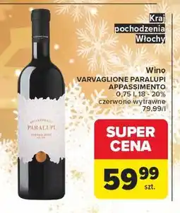 Carrefour Wino Paralupi oferta