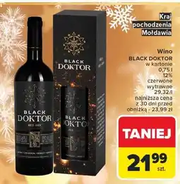 Carrefour Wino karton Black Doktor Bostavan oferta