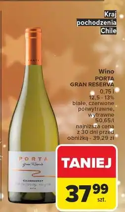 Carrefour Wino Porta Gran Reserva oferta