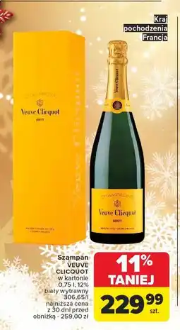 Carrefour Szampan karton Veuve Clicquot Brut oferta