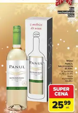 Carrefour Wino Panul Sauvignon Blanc oferta