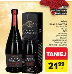 Carrefour Wino półsłodkie Black Doktor Bostavan oferta